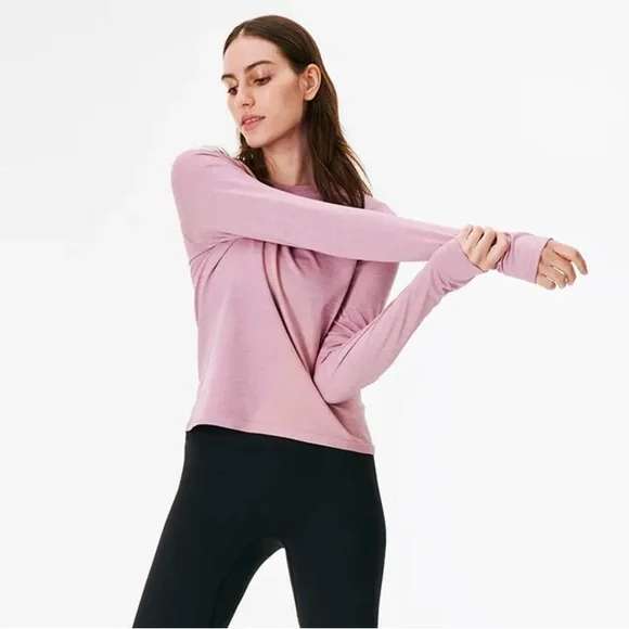 Outdoor Voices seamless long sleeve top SeamlessPique Longsleeve - Picture 1 of 6